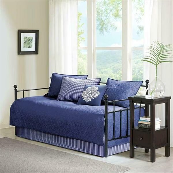 Quebec 6 Piece Daybed Set - Navy, Daybed, Madison Park, Mfr#: MP13-4971